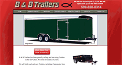 Desktop Screenshot of bandbtrailers.com